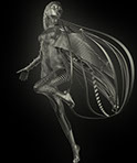 "Dance in the Vastness" - a graphic sculpture by Ingrid Magalinska