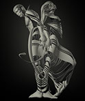 "Pleiadian Memories" - a graphic sculpture by Ingrid Magalinska